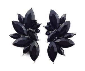 Sophia Black Earrings