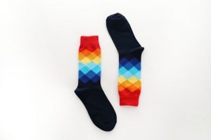 Pure Cotton Crew Length Men/Women Socks,Inskinn107