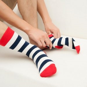 Pure Cotton Crew Length Men/Women Socks,Inskinn110