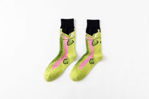 Pure Cotton Crew Length Men/Women Socks,Inskinn129