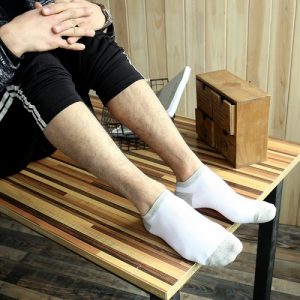 Pure Cotton Ankle Length Men Socks,Inskinn261